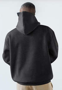 Nouveauté 2025 : Sweat à capuche oversize pour homme, imprimé ou uni, avec logo personnalisé – Vente en ligne à prix réduit - Product Image 6