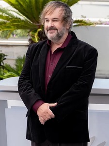 Chaqueta de Cuero Genuino Estilo Urbano, Ecológica y Resistente al Viento, Peter Jackson Cannes Photocall - Product Image 3
