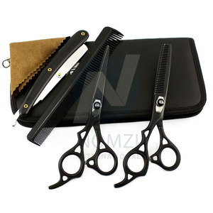 Kit de Barbería Profesional de Acero Inoxidable con Cortapelos, Tijeras y Herramientas de Aseo para Cortar el Cabello y Recortar la Barba - Product Image 1