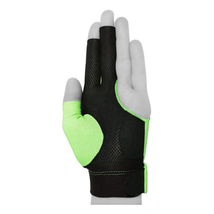 Guantes de billar deportivos con logo personalizado, guantes de snooker antideslizantes de color sólido, guantes de billar en oferta. - Product Image 3