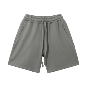 Men Cotton Blend Casual <b>Shorts</b> Relaxed Fit Soft Fabric Adjustable Waist Daily Wear Bottoms - Product Image 3