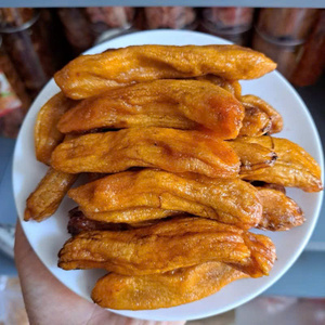 Plátano Entero Seco Sin Azúcar Añadido, Dulce, Masticable y Natural, 18-20% de Humedad, Empacado en Bolsas de 250g/500g - Product Image 1