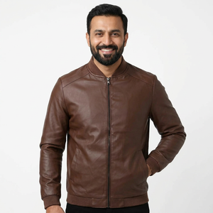 Leather <b>Jacket</b> <b>for</b> <b>Men</b> 2026 Winter Pu Leather Coat <b>Baseball</b> Collar Stylish Business Casual Shirt Outerwear <b>jacket</b> <b>for</b> <b>men</b> - Product Image 6