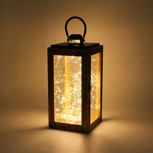 Lanterne en bois chinoise simple, réutilisable, écologique, personnalisable, design classique par MULTI CRAFT - Product Image 3