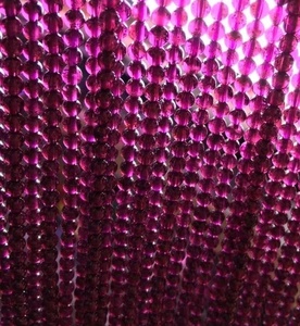 ลูกปัดโกเมนทรงกลม,ลูกปัดโกเมนสีม่วงธรรมชาติ - Product Image 5