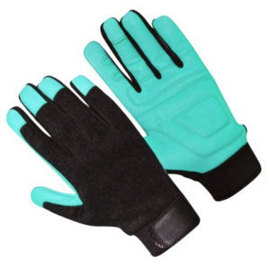 Gants de travail en cuir de vachette grainé de qualité supérieure, certifiés CE, avec doublure en aramide, manchette de sécurité, anti-impact, résistance à la chaleur - Product Image 4