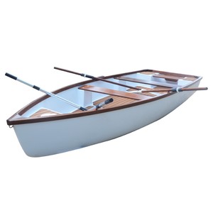 Bateau à rames composite de 11,5 pieds avec accents en teck pour les loisirs en lac, en station balnéaire et en rivière - Vente en gros, contactez-nous - Product Image 2