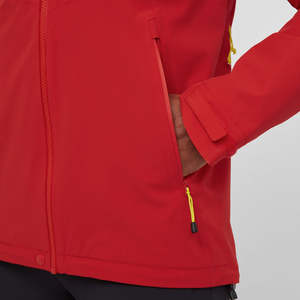 Chaqueta con capucha softshell personalizada para hombre, informal, para exteriores, con cremallera completa, resistente al agua y al viento, con bolsillos utilitarios, ligera. - Product Image 5