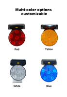 Balise solaire magnétique SWLT6 - Réflecteur prismatique haute intensité - Protection IP66 - Autonomie étendue de 120 heures - Capteur de lumière automatique