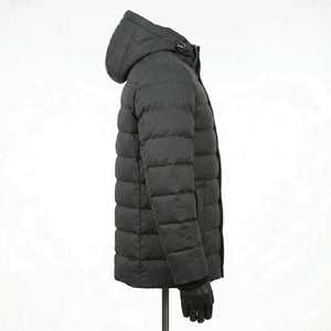 Women's <b>Quilted</b> Jacket Solid Color Hooded Full Sleeve Zipper Closure Winter Warm Polyester <b>Wadding</b> Regular Length - Product Image 5