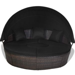 Retractable <b>Canopy</b> <b>Outdoor</b> <b>Daybed</b> for Patio Furniture - Product Image 2