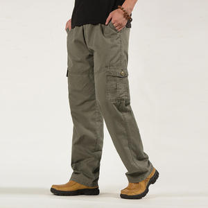 Pantalon cargo de sport pour homme, coupe ajustée, léger, respirant, multi-poches, avec cordon de serrage à la cheville, idéal pour l'entraînement et le jogging - Product Image 2