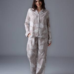 <b>Women</b> <b>Pyjama</b> Set Long Sleeve Cotton Sleepwear Two Piece Homewear Soft Breathable Nightwear For Ladies Winter <b>Warm</b> - Product Image 6
