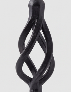 Support de rouleau de papier essuie-tout noir avec revêtement poudré, base ronde lestée, pour cuisine et comptoir de salle de bain - Product Image 3