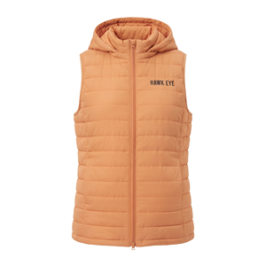 Gilet matelassé oversize pour femme, vente en gros, veste sans manches d'hiver avec capuche, fermeture éclair, manteau chaud rembourré avec poches, vêtement d'extérieur - Product Image 4