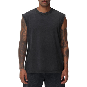 Camiseta sin mangas de primera calidad para hombre, corte holgado, ligera, transpirable, informal, para entrenamiento, para verano. - Product Image 1