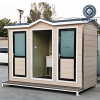 Cabine de toilettes modulaire portable à structure en acier à installation rapide pour projets de rénovation des écoles et des collectivités