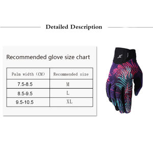 Guantes de Motocross con Diseño Sublimado, Acolchados, Antideslizantes, para MTB, BMX, MX, para Adultos y Jóvenes - Product Image 2