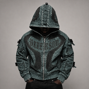Sudaderas con capucha para hombre a precio de fábrica, sudaderas estilo streetwear, sudaderas extragrandes, MOQ bajo para colecciones de boutiques estadounidenses - Product Image 4