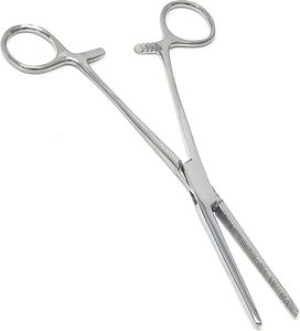 Pince hémostatique manuelle Pean chirurgicale de 6 1/4 pouces, courbée, en acier inoxydable - Product Image 2