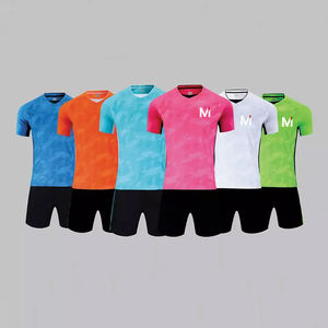 Proveedor de Uniformes de Fútbol OEM, Uniforme de Fútbol Personalizado Completo, Impresión por Transferencia de Calor, Transpirable, Pantalones Cortos de Jersey de Talla Grande para Clubes - Product Image 6