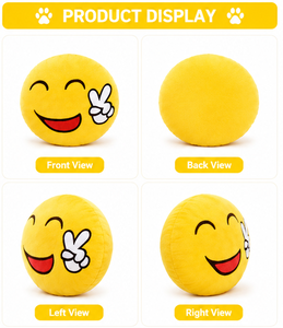 Yellow for Plush Toy Cute Cushion Soft Pillow Kawaii Gift for Kids Home Decor Polyester PP Cotton Divyas - Product Image 4