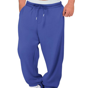 Joggers unisexes épais et surdimensionnés, style streetwear, double couche, avec cordon de serrage, coupe large, pour la gym et l'entraînement - Product Image 1