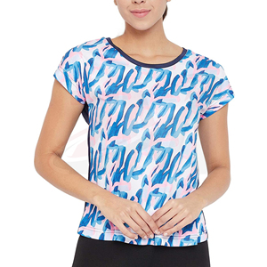 Camiseta de Algodón Ajustada para Mujer, Tejido Elástico, Transpirable, Suave al Tacto, Informal, Verano, Ajuste al Cuerpo, Elegante, Uso Diario, Moda - Product Image 1