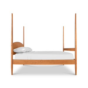 Wholesale Modern Solid Wood Canopy <b>Bed</b> | Arched Headboard 4 Poster <b>Platform</b> <b>Bed</b> <b>Frame</b> - Product Image 1