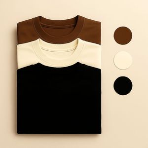 T-shirt personnalisé à séchage rapide, coupe classique, pour homme et femme, en mélange de coton, doublure en maille, décontracté, fitness, anti-UV - Product Image 4