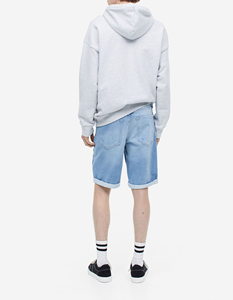 กางเกงยีนส์เดนิมสีพื้นเรียบแบบสวมใส่สบาย ดีไซน์ล่าสุด พร้อมแถบข้าง ราคาขายส่ง รับผลิตตามแบบ - Product Image 5