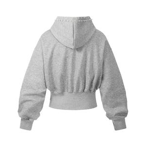 Sweat-shirt à capuche unisexe uni, coupe classique, décontracté, avec poche sur la manche, tricoté, 100% coton, anti-plis, anti-boulochage, 260g - Product Image 2