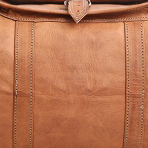 Bolsa de Viaje de Cuero Genuino Marrón Vintage de Gran Capacidad, con Cierre de Cremallera, Amplia, para Fin de Semana, Negocios, Uso Diario, Resistente - Product Image 5