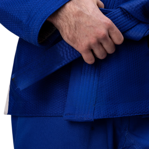 Men Judo Uniform <b>Blue</b> 100% Cotton Regular Fit Durable Martial Arts Wear All Sizes available - Product Image 2