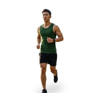 Débardeur sans manches pour homme, col rond, léger, décontracté, pour tous les jours, tissu respirant, vêtements d'été, vente en gros - Product Image 6