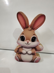 Conejito de epoxi, conejito hecho a mano con láser - Product Image 3
