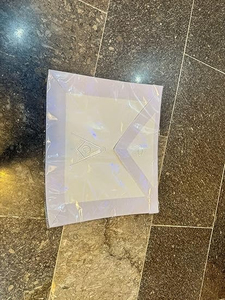 ผ้ากันเปื้อนมาสเตอร์เมสันสีขาว พร้อมลายปักสี่เหลี่ยมและเข็มทิศและดวงตาที่มองเห็นทุกสิ่ง เข็มขัดปรับได้ อุปกรณ์พิธีกรรมฟรีเมสัน - Product Image 6