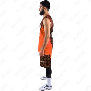Blaze Fight Wear uniforme de basket-ball OEM personnalisé de haute qualité Bsci été basket-ball ensemble de sport unisexe adulte maillot de basket-ball - Product Image 3