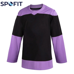 Jersey de Hockey sobre Hielo Personalizado de Calidad Élite, Tejido Ligero, Transpirable y de Secado Rápido, Servicio OEM - Product Image 3