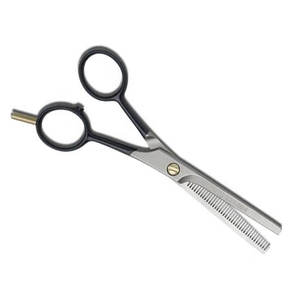 กรรไกรตัดแต่งขนสุนัขมืออาชีพ สแตนเลส ใบมีดคม สำหรับคนถนัดขวา แบบซอยขน - Product Image 3