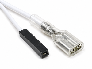 Op maat gemaakte 2-pins JST-connector kabel met vrouwelijke spade-aansluiting, duurzame elektrische bedrading voor industriële apparatuur - Product Image 3