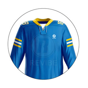 Uniforme de hockey sobre hielo 100% poliéster, jersey deportivo de alta calidad para equipo, en venta. - Product Image 4