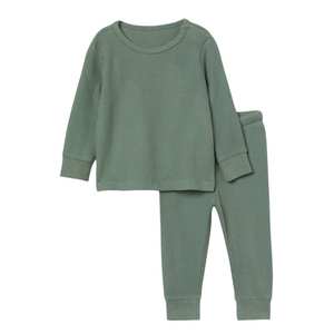 Pyjamas d'été en coton tricoté pour garçons, doux, respirants, écologiques, ensemble de vêtements de nuit pour enfants, vente en gros pour les distributeurs en gros - Product Image 5