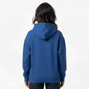 Sudadera con Capucha Extra Grande de Algodón de Alta Calidad al por Mayor con Logotipo Frontal Personalizado, Ropa Urbana Premium para Mujer - Product Image 4