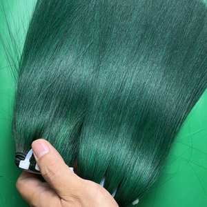 CDYHAIRVN Extensiones de Cabello Humano Liso Natural, Doble Trama, Color Natural, Hecho en Vietnam, Precio Económico - Product Image 1