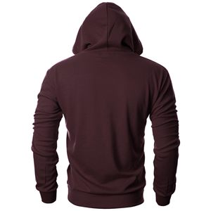 Sweat à capuche pour homme avec poche kangourou, uni, personnalisable, en molleton épais, mélange 100% coton, coupe décontractée - Product Image 5