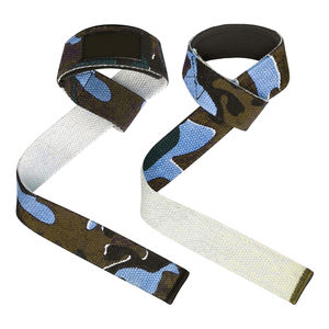 Correas de Levantamiento de Pesas Profesionales de Nailon y Algodón, Ajustables, de Alta Elasticidad, Resistentes, con Agarre Potente - Product Image 3