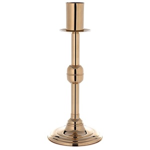 Candélabre élégant en laiton doré, porte-bougie au design moderne, porte-bougie en cristal, décoration de table pour église et maison, haute qualité - Product Image 1