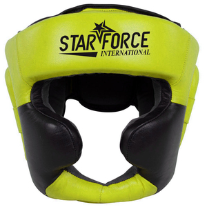 อุปกรณ์ป้องกันศีรษะสำหรับชกมวย Star Force International สีน้ำเงิน ทำจากวัสดุ PU สำหรับฝึกซ้อม - Product Image 3
