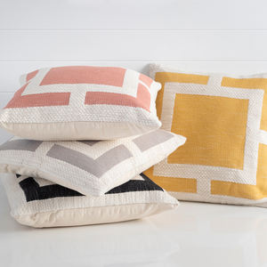 Funda de Cojín Boho de Algodón Hecha a Mano, Funda Decorativa para Almohada de Sofá, Funda Decorativa de Algodón Hecha a Mano para Sala de Estar - Product Image 1